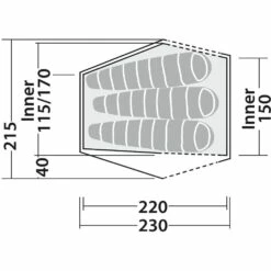 Robens Chaser 3XE Tent - Dark Green -Msr Gear Shop 130317 chaser 3xe zelt 17 1402072