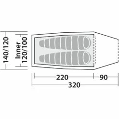 Robens Arch 2 Tent - Blauw 12 Robens Arch 2 Tent - Blauw -Msr Gear Shop 130341 arch 2 zelt blue 8 1401155