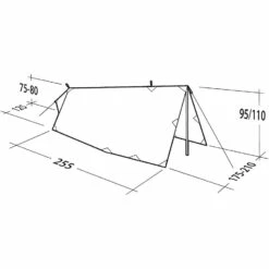 Robens Track Tarp - Dark Green -Msr Gear Shop 130352 track tarp 24 1410808