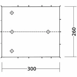 Robens Track Tarp - Dark Green -Msr Gear Shop 130352 track tarp 25 1410809