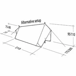 Robens Track Tarp - Dark Green -Msr Gear Shop 130352 track tarp 26 1410810