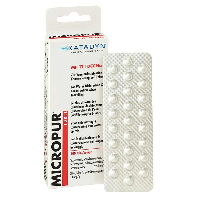 Katadyn Micropur Forte MF 1T Water Disinfection - 100 Tablets Katadyn Micropur Forte MF 1T Water Disinfection - 100 Tablets -Msr Gear Shop 170368 00 d 307104