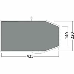 Robens Footprint Double Dreamer 4 Grondzeil Voor De Tent - Black
