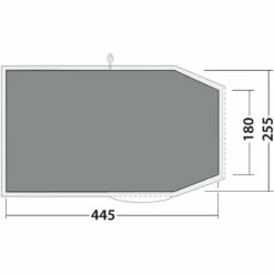 Robens Footprint Double Dreamer 5 Grondzeil Voor De Tent - Zwart