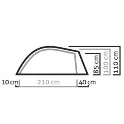 Salewa Litetrek II Tent - Lightgrey/cactus 5315 -Msr Gear Shop 230103 05 d 443108