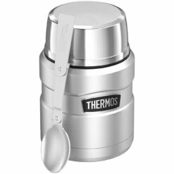 THERMOS® Stainless King Insulated Food Jar 0.47L - Stainless Steel Matt