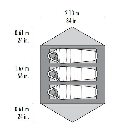 MSR Carbon Reflex 3 V4 - Tent - Groen MSR Carbon Reflex 3 V4 - Tent - Groen -Msr Gear Shop 321027 04 d 668418