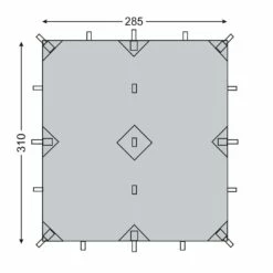 Nordisk Voss 9m² SI Tarp - Forest Green -Msr Gear Shop 322200 10 d 671473