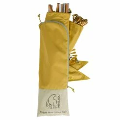 Nordisk Asgard Tech Mini Tent & Colour Pack Aansluiting - Sand/mustard - Met Stangen - B-Keus -Msr Gear Shop 322429 00 d 672152