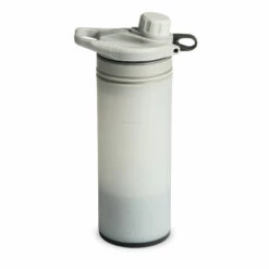 Grayl GeoPress Drinkfles Met Waterfilter - 710ml - Peak White -Msr Gear Shop 411 pwh geopress peakwhite back1800px 1465835