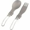 Robens Folding Alloy Cutlery Set Opvouwbare Bestek - Zilver