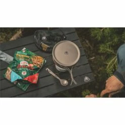 Robens Fire Midge Ti. Cook Set Pot + Gasbrander -Msr Gear Shop 690343 fire midge ti kochtopf set 11 1410404