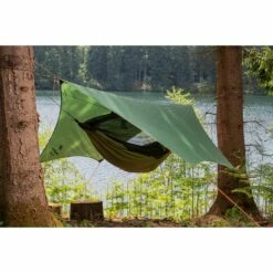 Amazonas Ultra-Light Traveller Tarp - Groen -Msr Gear Shop amazonas ultra light hammock moskito traveller thermo 3 1507215