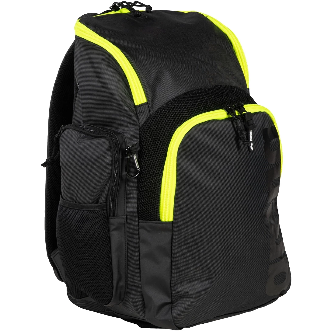Arena Spiky III 35L Rugzak - Dark Smoke-Neon Yellow 2 Arena Spiky III 35L Rugzak - Dark Smoke-Neon Yellow - Afbeelding 2