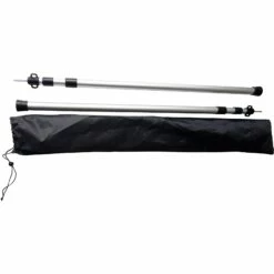 Basic NATURE | Relags Aluminium Telescopische Stokken - 100-240cm - 2 St. -Msr Gear Shop basic nature aluminium telescopic pole set 80 180 2 pcs 11 1434528