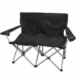Basic NATURE | Relags Travelchair Love Seat Campingstoel - Zwart