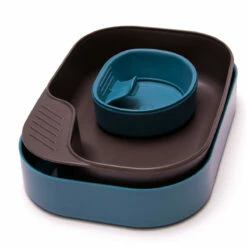 Wildo Camp-A-Box Basic GREEN Dishes - Azure