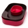 Wildo Camp-A-Box Basic GREEN Dishes - Raspberry