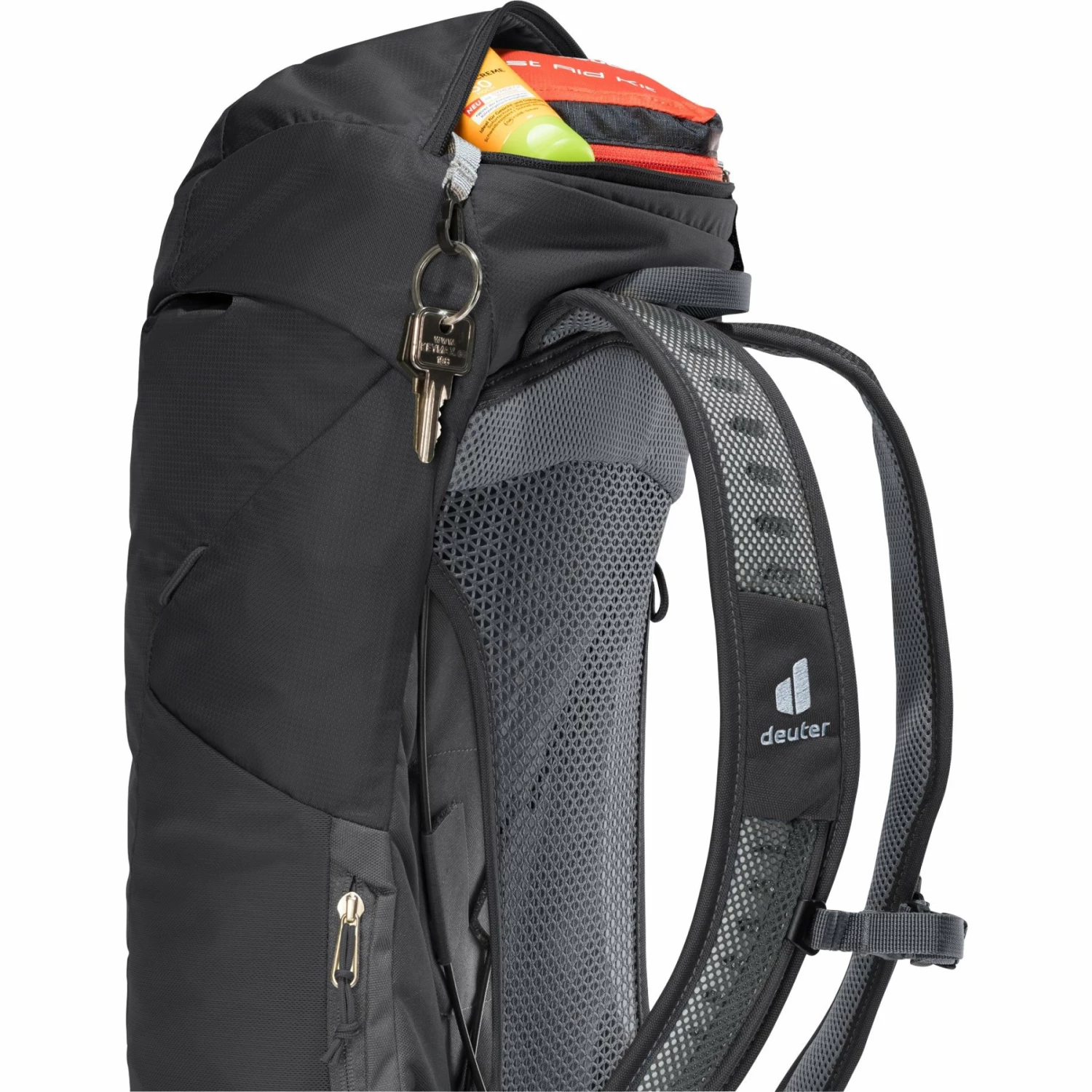 Deuter AC Lite 16 Rugzak - black-graphite Deuter AC Lite 16 Rugzak - Black-graphite -Msr Gear Shop deuter ac lite 16 backpack black graphite 9 921144