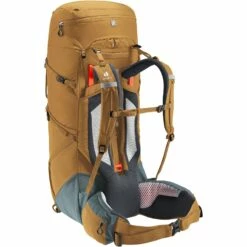 Deuter Aircontact Core 50+10 Trekking Backpack - Almond-teal -Msr Gear Shop deuter aircontact core 50 10 trekking backpack almond teal 4 1171314