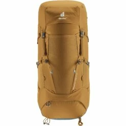 Deuter Aircontact Core 50+10 Trekking Backpack - Almond-teal -Msr Gear Shop deuter aircontact core 50 10 trekking backpack almond teal 6 1171317
