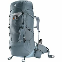 Deuter Aircontact Core 60+10 Trekking Backpack - Graphite-shale -Msr Gear Shop deuter aircontact core 60 10 trekking backpack graphite shale 8 1171411