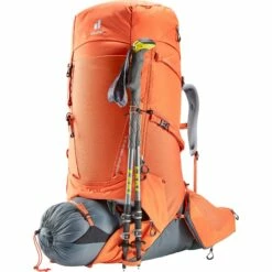 Deuter Aircontact Core 65+10 SL Women's Trekking Backpack - Paprika-graphite -Msr Gear Shop deuter aircontact core 65 10 trekking backpack paprika graphite 8 1236892