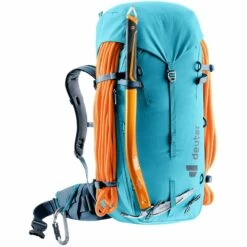 Deuter Guide 32+8 SL Dames Alpine Rugzak - Lagoon-ink -Msr Gear Shop deuter guide 32 8 sl women mountaineering backpack lagoon ink 9 1441356