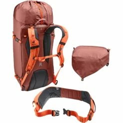Deuter Guide 34+8 Alpine Rugzak - Redwood-papaya 10 Deuter Guide 34+8 Alpine Rugzak - Redwood-papaya -Msr Gear Shop deuter guide 34 8 mountaineering backpack redwood papaya 10 1441437