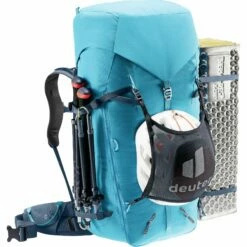 Deuter Guide 42+8 SL Dames Alpine Rugzak - Lagoon-ink -Msr Gear Shop deuter guide 42 8 sl women mountaineering backpack lagoon ink 11 1441503
