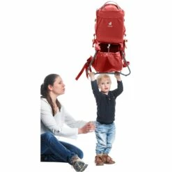 Deuter Kid Comfort Active SL Women's Child Carrier - Currant -Msr Gear Shop deuter kid comfort active sl women child carrier currant 14 1175053