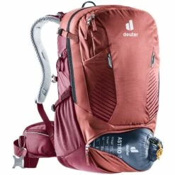 Deuter Trans Alpine 28 SL Dames Rugzak - Caspia-maron -Msr Gear Shop deuter trans alpine 28 sl women backpack caspia maron 4 1443093