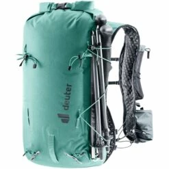 Deuter Vertrail 16 Alpine Rugzak - Glacier-graphite -Msr Gear Shop deuter vertrail 16 mountaineering backpack glacier graphite 10 1454437