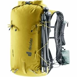 Deuter Vertrail 16 Alpine Rugzak - Turmeric-teal -Msr Gear Shop deuter vertrail 16 mountaineering backpack turmeric teal 7 1454461