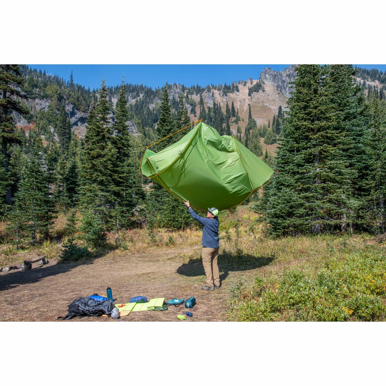 Exped Mira III HL Tent - meadow Exped Mira III HL Tent - Meadow -Msr Gear Shop exped in action 211 1219629 2