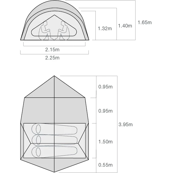 Exped Outer Space III Tent - meadow Exped Outer Space III Tent - Meadow -Msr Gear Shop exped tents 20 1221422
