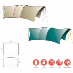 GRAND CANYON Tahuta Shelter 5 Tarp - Mojave Desert -Msr Gear Shop grand canyon tahuta 5 2 1449891