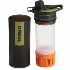 Grayl GeoPress Drinkfles Met Waterfilter - 710ml - Black Camo -Msr Gear Shop grayl geopress purifier bottle with water filter 710ml black camo 1 1541830