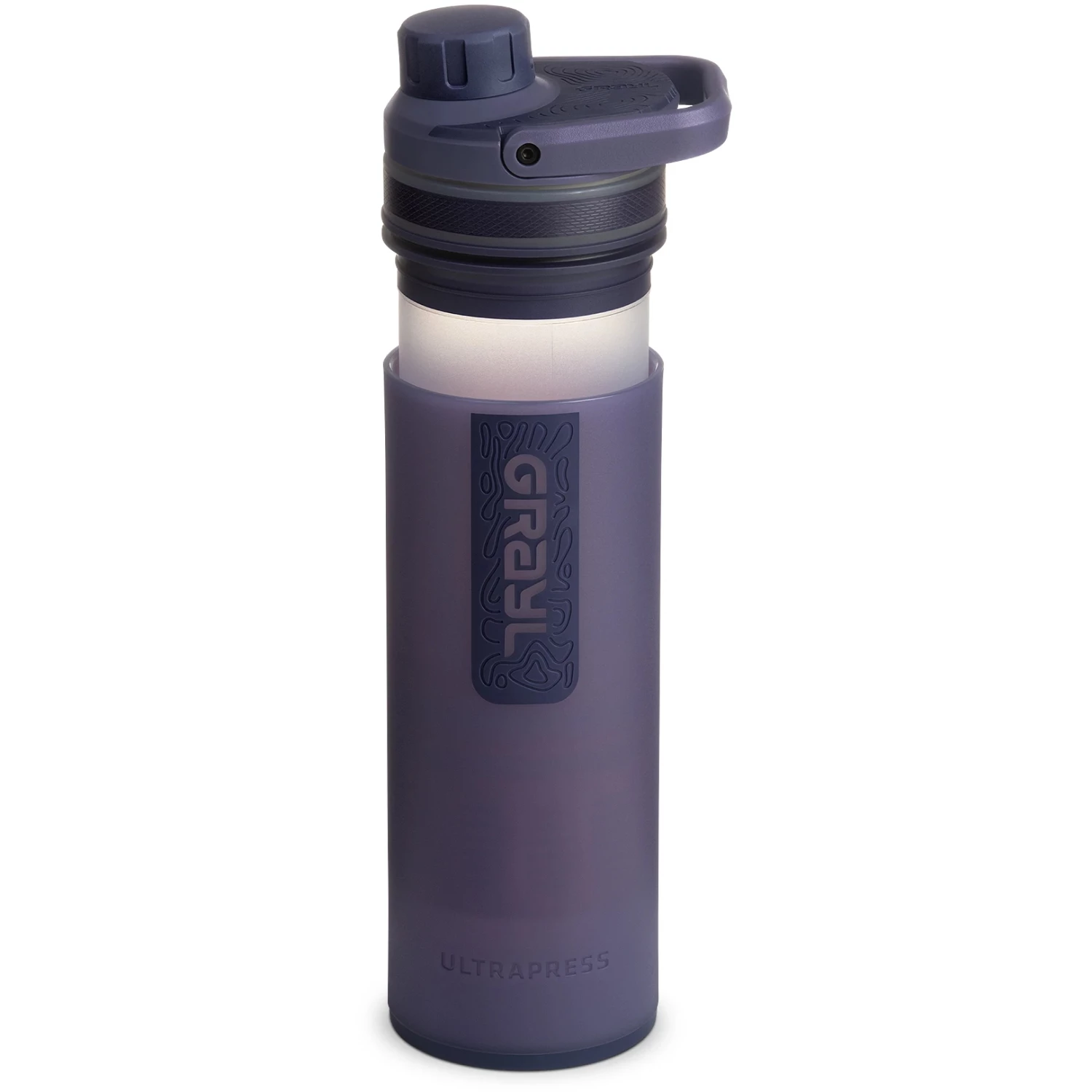 Grayl UltraPress Purifier Drinkfles Met Waterfilter - 500ml - Mignight Granite 2 Grayl UltraPress Purifier Drinkfles Met Waterfilter - 500ml - Mignight Granite - Afbeelding 2