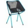 Helinox Café Camping Chair - Black - Cyan Blue