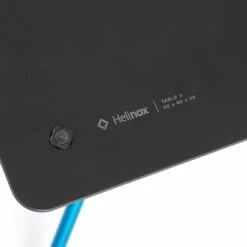 Helinox Café Camping Table - Black - Cyan Blue -Msr Gear Shop helinox cafe table black cyan blue 3 1215190