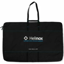 Helinox Café Table Wide - Campingtafel - Zwart / Cyan Blue -Msr Gear Shop helinox cafe table wide black cyan blue 13889 07 1405128