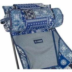 Helinox Sunset Chair - Campingstoel - Blue Bandanna Quilt / Zwart -Msr Gear Shop helinox sunset chair blue bandanna quilt black 11189 05 1405345
