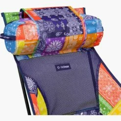 Helinox Sunset Chair - Campingstoel - Rainbow Bandana Quilt / Zwart -Msr Gear Shop helinox sunset chair rainbow bandana black 14709 03 1405361