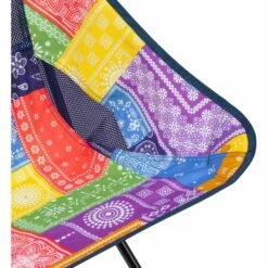 Helinox Sunset Chair - Campingstoel - Rainbow Bandana Quilt / Zwart -Msr Gear Shop helinox sunset chair rainbow bandana black 14709 05 1405363