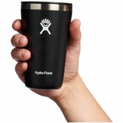 Hydro Flask 16 Oz All Around Thermobeker - 473 Ml - Zwart -Msr Gear Shop hydro flask 16oz all around tumbler insulated mug 473ml black 1 1443814