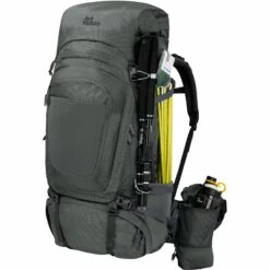 Jack Wolfskin Denali 65+10 Dames Rugzak - Slate Green -Msr Gear Shop jack wolfskin denali 65 plus 10 women slate green 4 1372928