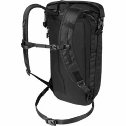 Jack Wolfskin Helsinki Rolltop Rugzak - Ultra Black -Msr Gear Shop jack wolfskin helsinki rolltop ultra black 4 1292722