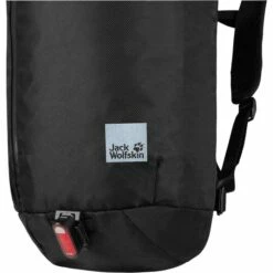 Jack Wolfskin Helsinki Rolltop Rugzak - Ultra Black -Msr Gear Shop jack wolfskin helsinki rolltop ultra black 6 1292720