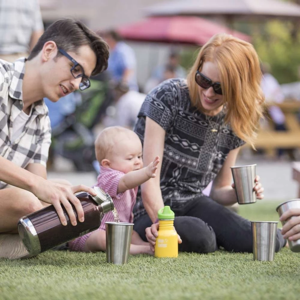 Klean Kanteen Pint Cup Drinkbeker 295ml Set Van 4 - Brushed Stainless 5 Klean Kanteen Pint Cup Drinkbeker 295ml Set Van 4 - Brushed Stainless - Afbeelding 5